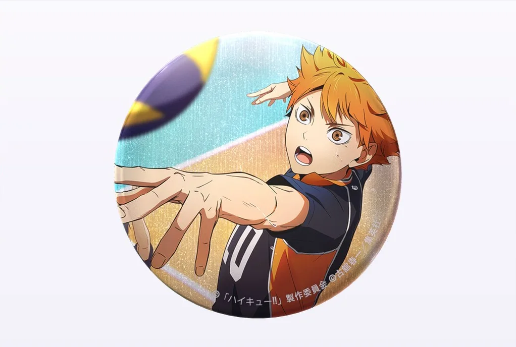 A 3D badge opened from the bag